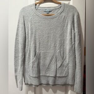 Barefoot Dreams cozychic lite knit sweater EUC